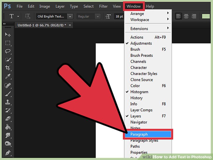 How To Insert A Symbol In Photoshop
